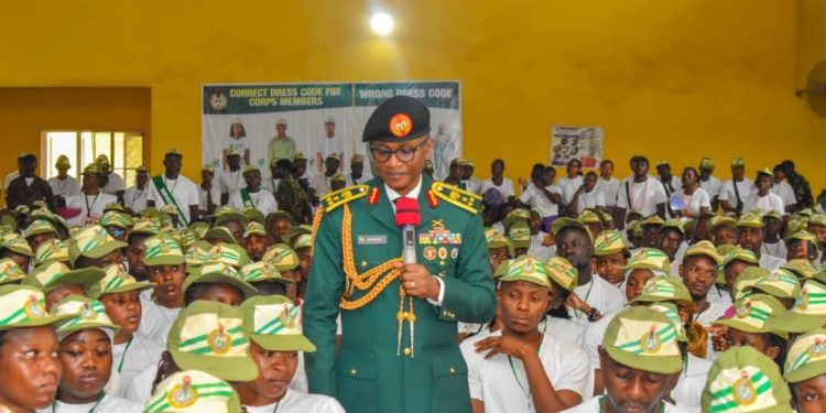 Nysc Dg Cautions Corps Members On Prudent Spending, Security Awareness In Edo Camp Visit