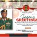 Chief of Army Staff extends Christmas and New Year goodwill, reaffirms commitment to professionalism and troop welfare