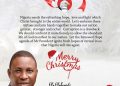 EFCC Chairman Olukoyede Urges Nigerians to Embrace Love, Light and Hope This Christmas