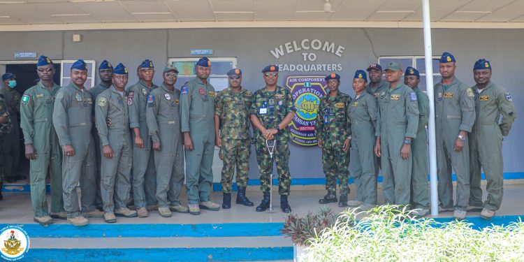 CAS reaffirms mission-ready force, welfare focus during operational visit to Kaduna