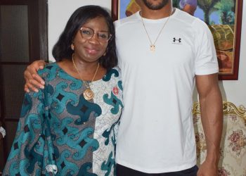 Dabiri-Erewa consoles Anthony Joshua after fatal Lagos–Ibadan expressway crash