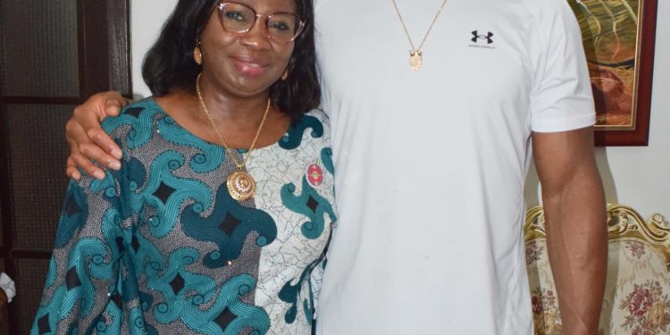Dabiri-Erewa consoles Anthony Joshua after fatal Lagos–Ibadan expressway crash