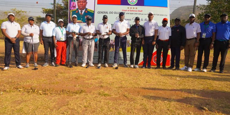 Defence Headquarters marks Armed Forces Remembrance with golf kitty as minister honours fallen heroes