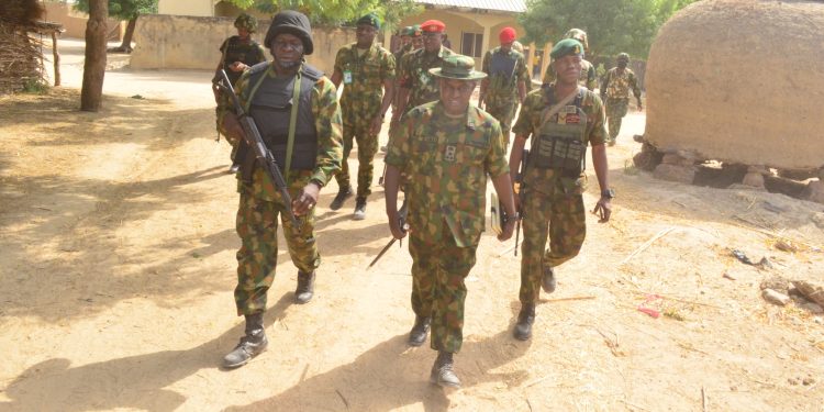 No hiding place for bandits: GOC 8 Division storms Tidibale, assures residents of permanent security presence