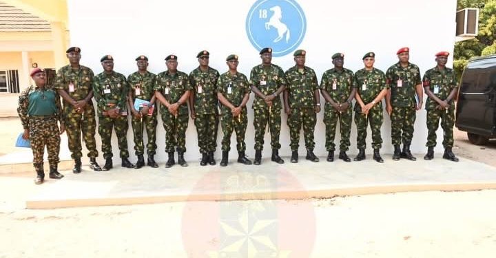 COAS pledges improved welfare, boosts morale of 18 Brigade troops in Bida