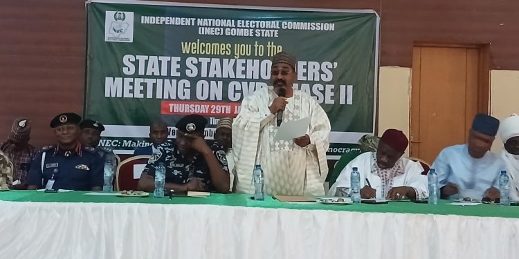 INEC Targets Grassroots Surge in Gombe as REC Unveils Strategy for Phase II Voter Registration