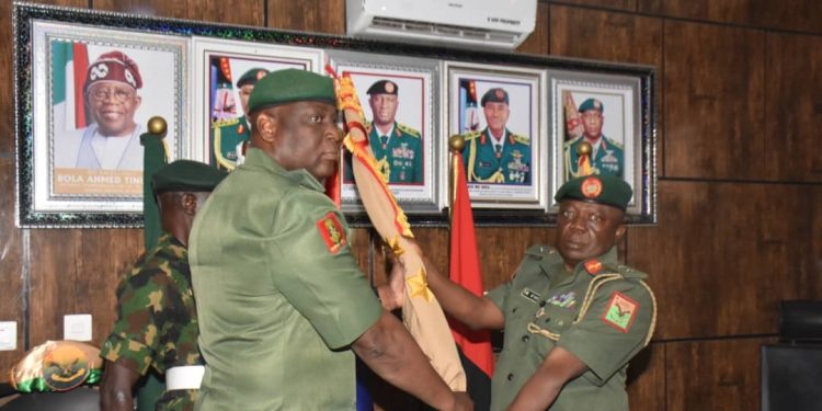 Major General Koughna takes command of 8 Division, vows to consolidate gains against banditry