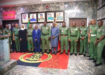 COAS Receives FirstBank GMD Olusegun Alebiosu At Army Headquarters Abuja