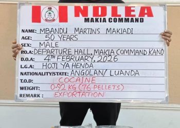 NDLEA busts cocaine trafficking rings, arrests China-based businessman, foreign nationals, and dismantles Lagos drug factory