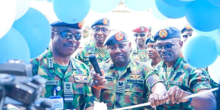 CAS Inspects Logistics Command, Strengthens Lagos Partnership, Commissions Welfare Projects to Boost NAF Readiness