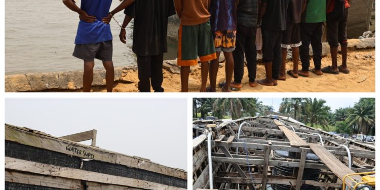 EFCC intensifies crackdown on oil theft as nine suspects face investigation in Uyo