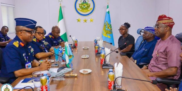 Makinde lauds NAF’s security interventions, deepens strategic partnership with CAS