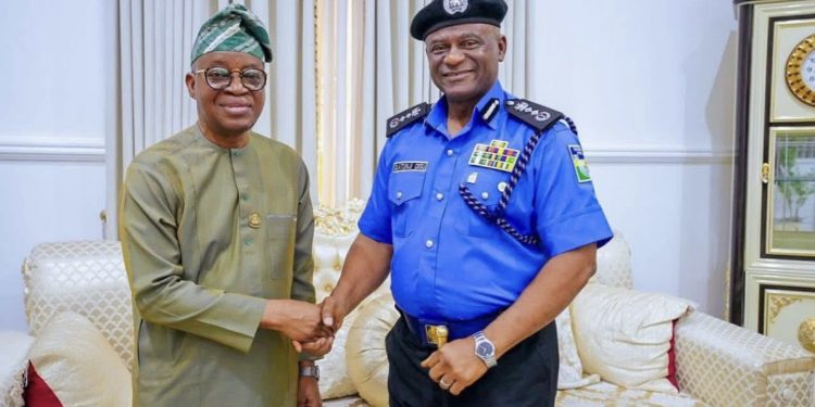 Oyetola Welcomes New IGP in Abuja, Commits to Enhanced Collaboration
