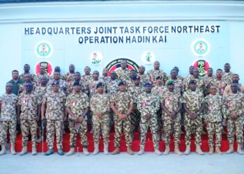 NAAS Commandant visits OPHK headquarters in Maiduguri, commends troops and pledges sustained quality training for armour personnel
