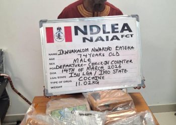 NDLEA nabs 74-year-old with 11kg cocaine at Abuja airport, intercepts 339,800 bottles of codeine in nationwide drug busts