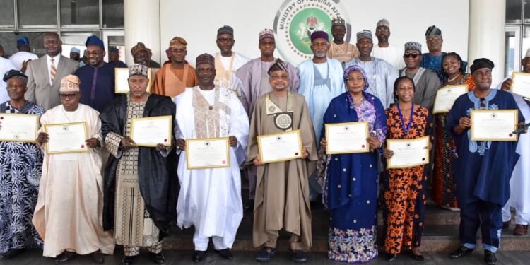 Foreign Affairs Ministry confers Ambassador-in-Situ title on 19 career diplomats