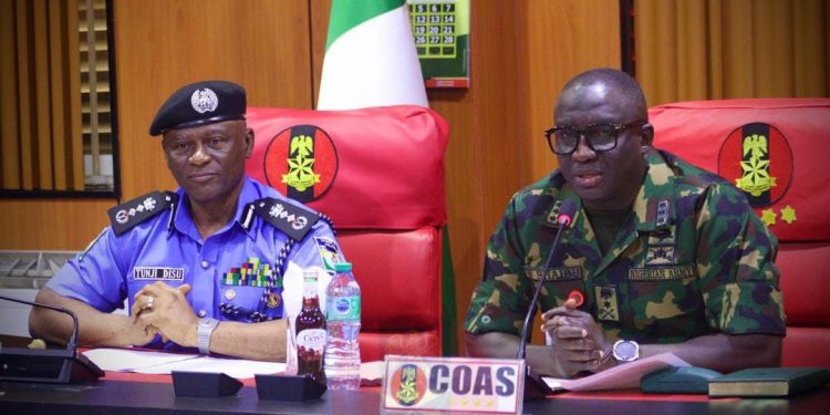 COAS, IGP push for stronger inter-agency synergy to tackle Nigeria’s security challenges