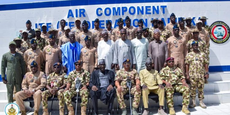 CAS vows intensified air offensive against terrorists, honours troops at Eid luncheon in Maiduguri