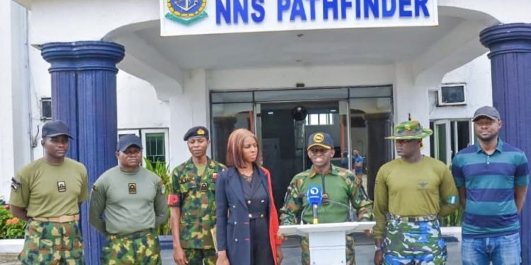 Nigerian Navy hands over oil theft suspects, 44,000 litres of illegal fuel to EFCC in Rivers