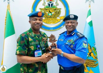 CAS Aneke, IGP Disu Strengthen NAF–Police Synergy to Boost National Security