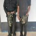 Suspected naval impersonators handed over to police by Nigerian Navy Ship Victory in Calabar