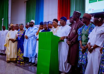 SGF George Akume rallies North Central APC leaders in Lafia to endorse Bola Ahmed Tinubu as sole candidate for 2027 polls