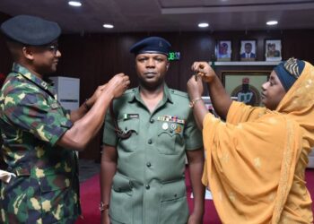 Promotion Comes With Greater Responsibility, Nafiu Tells Newly Decorated Aide