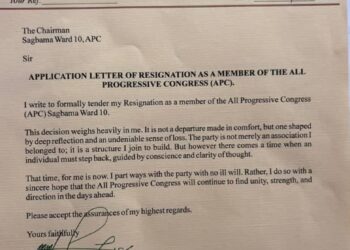 Bayelsa commissioner resigns from APC, cites personal reflection