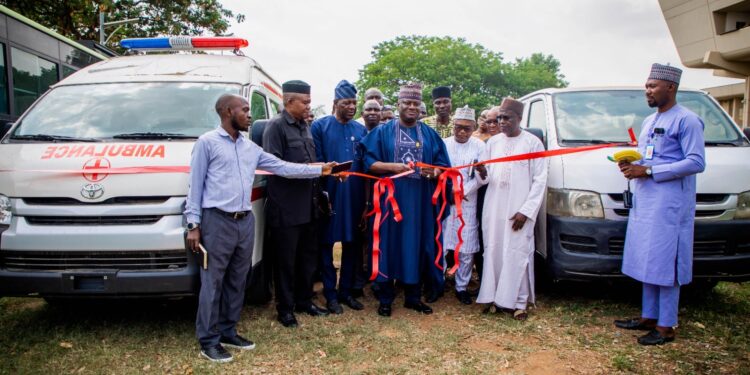 OSGF Boosts Staff Welfare with Bus, Ambulance Handover to Unions