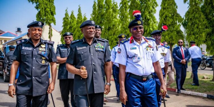 Police, NSCDC Deepen Strategic Alliance as IGP Disu Makes Landmark Visit to Corps Headquarters