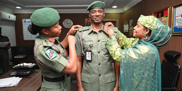 Army Honours Excellence as Colonel Anele Decorates Officer with Lieutenant Colonel Rank