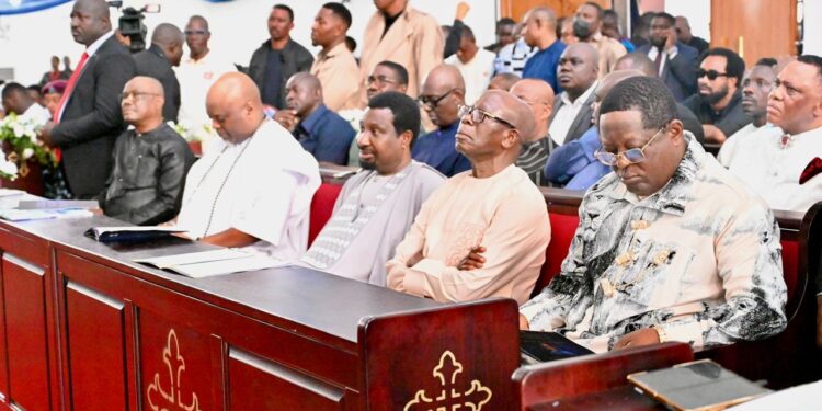 Umahi, Akpabio, Wike, Others Pay Last Respects as Senator Barry Mpigi Is Buried in Rivers