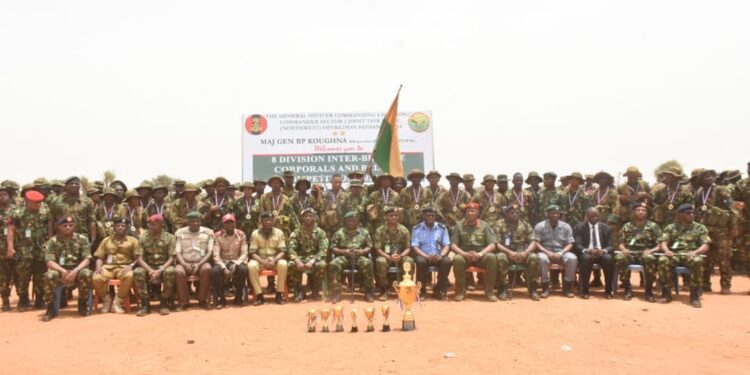 Nigerian Army’s 8 Division tests troops’ readiness in inter-brigade corporals competition
