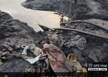Nigerian Navy Destroys Illegal Crude Oil Staging Sites, Recovers 6,500 Litres In Delta Creeks