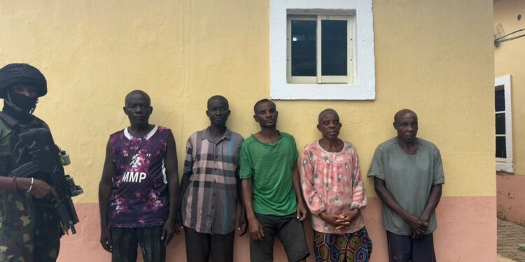 Nigerian Navy Busts Suspected IPOB/ESN Network In Anambra, Arrests Five