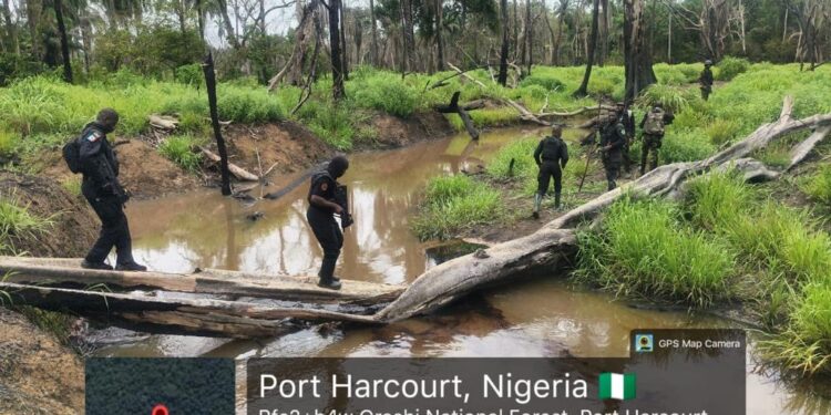 Nigerian Navy Uncovers And Deactivates Illegal Refining Infrastructure In Rivers