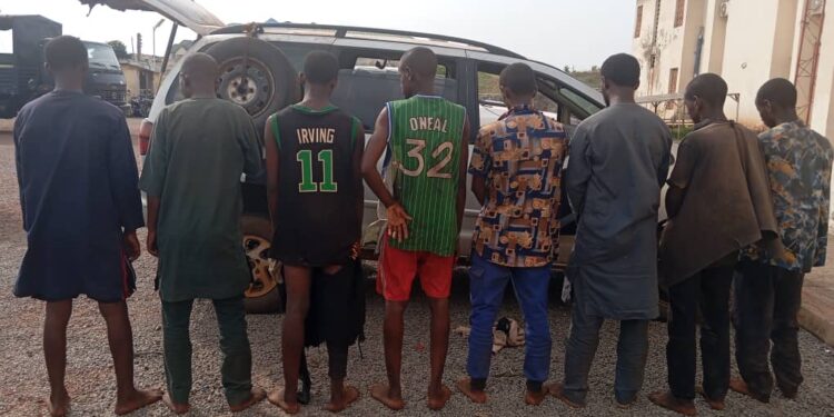Nasarawa Police Command Arrests Eight Suspected Kidnappers After Midnight Attack On Rukubi Community