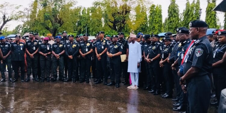 Nigeria Police Holds Prayers For 17 Fallen Officers, Reaffirms Commitment To Counter-Terrorism Operations In North-East
