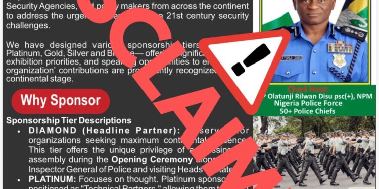 Nigeria Police Force Disowns Unauthorized “AFRIPOL 2026” Programme, Warns Public Against Sponsorship