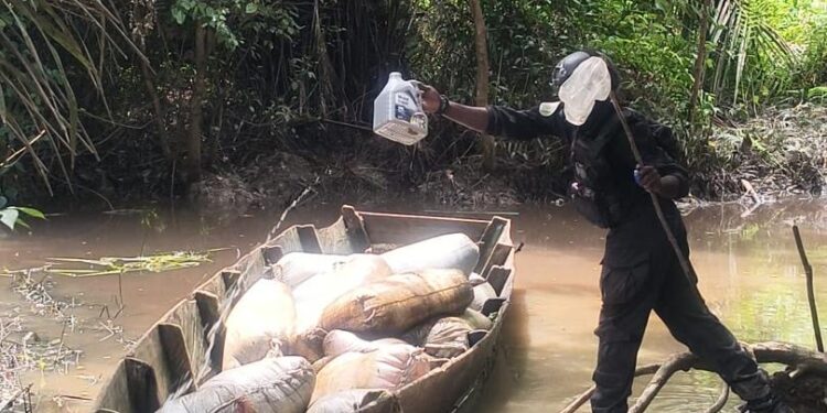 Operation Delta Sentinel: Nigerian Navy Recovers 22,870 Litres of Illegally Refined AGO, Disrupts Fuel Smuggling Network in Rivers