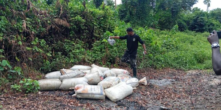 NNS SOROH Operatives Uncover Concealed Fuel Stockpiles In Rivers State