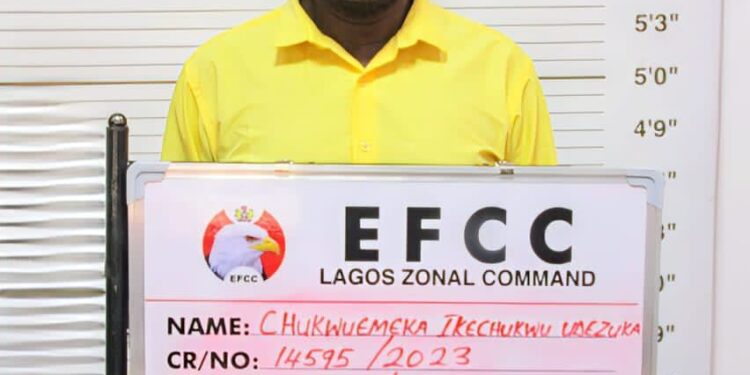 EFCC Secures 12-Year Jail Term for Fraudster Over ₦64 Million Theft in Lagos