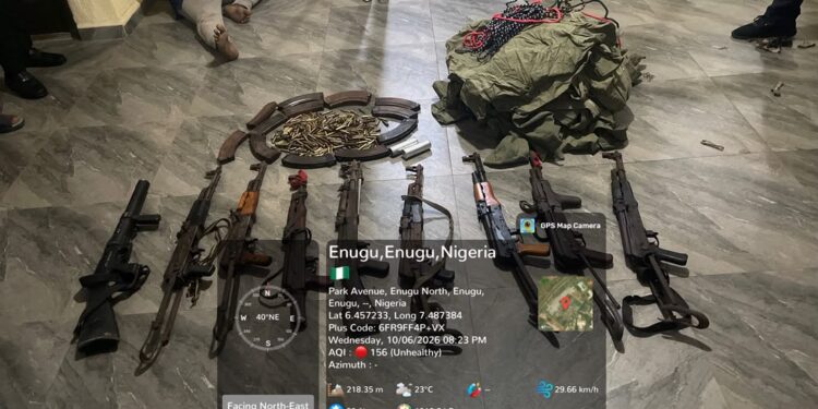 Operation EASTERN SANITY II: Troops Uncover Additional IPOB/ESN Arms Cache In Enugu