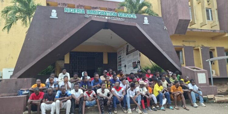 Troops Sweep Ogun Communities, Arrest 46 Suspected Illegal Immigrants