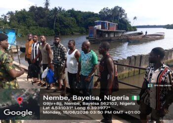 Nigerian Navy Busts Illegal Black Sand Mining Network, Arrests 13 In Bayelsa