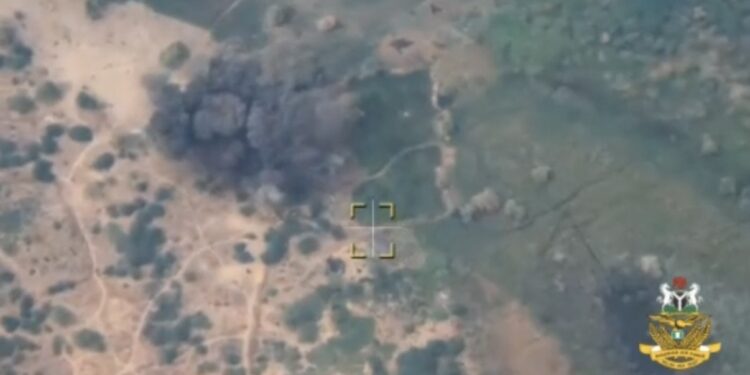 Intelligence-Led NAF Air Strikes Decimate Terrorist Stronghold In Northern Tumbuns