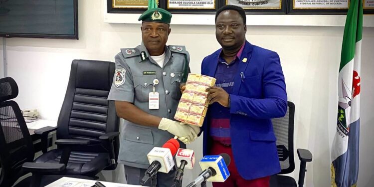 Customs, NAFDAC Unite Against Drug Smuggling As ₦180 Million Tramadol Haul Is Seized
