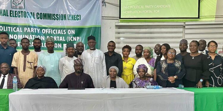 INEC Trains Political Parties On Candidate Nomination Portal Ahead Of 2027 Elections