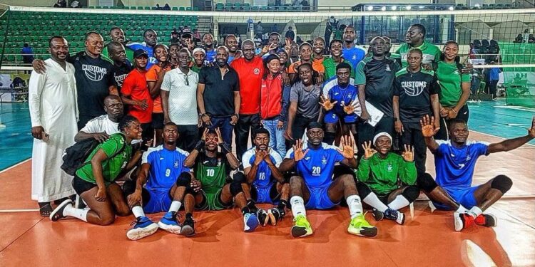 Customs Spikers Deliver Double Victory to Tighten Grip on CGC Premier League