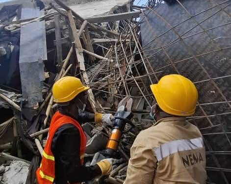 Three Rescued, One Dead As NEMA Intensifies Rescue Operations After Rivers Building Collapse